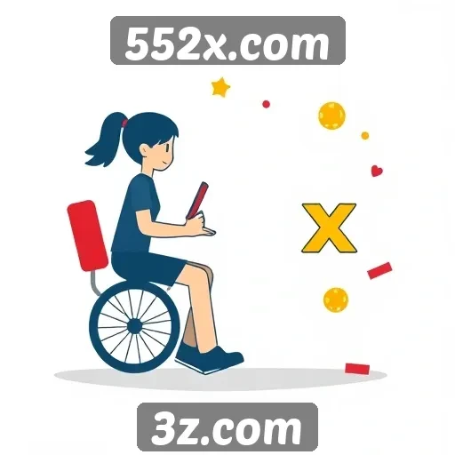 Acessibilidade e inclusão no site de jogos 552x.com