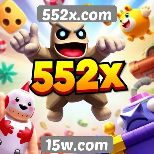 Variedade de jogos disponíveis em 552x.com