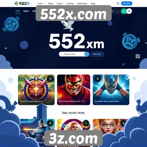 A experiência do usuário em 552x.com